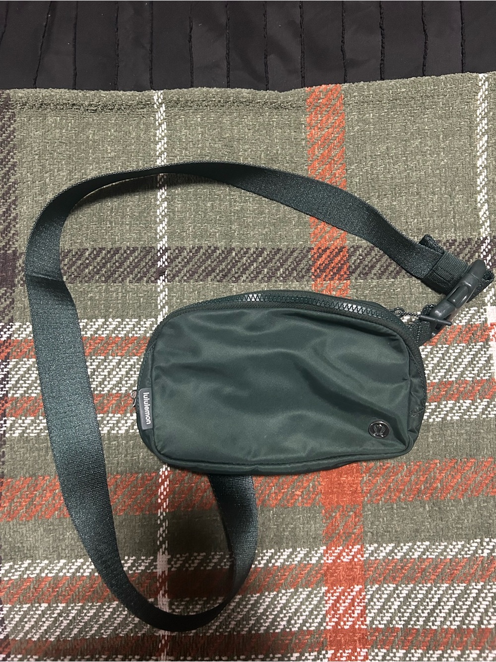 lululemon athletica Dark Green Crossbody Sling Bag